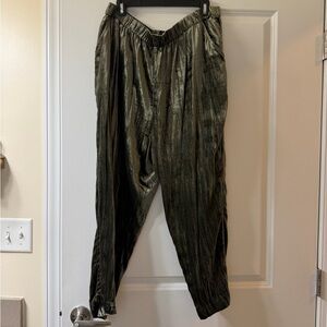 Anthropologie Olive Green Ankle Pants